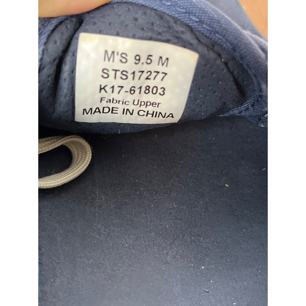 Sperry Mens Blue Canvas Boat Shoes Nautical Style Comfortable & Durable - Picture 8 of 8
